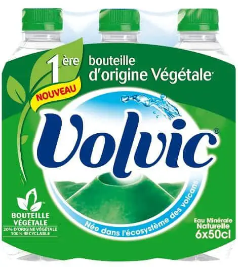 La « bouteille végétale », pas si écolo que Volvic le prétend…