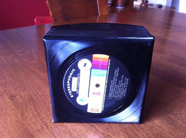 Un recyclage de disques vinyles intelligent !