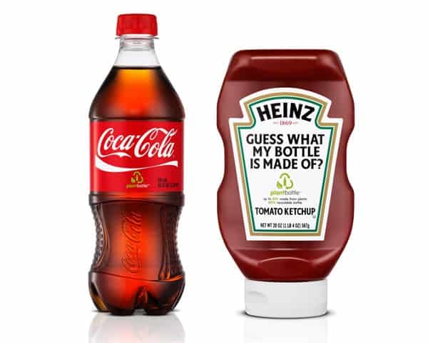 Coca-Cola & Heinz, grands utilisateurs de bioPET.