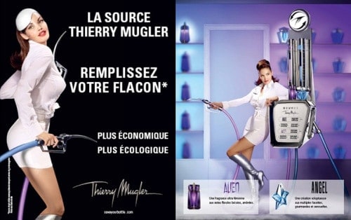 Thierry Mugler valorise avec audace le développement responsable en proposant des flacons vides