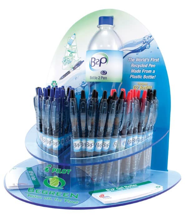 Recyclage : de la bouteille au stylo