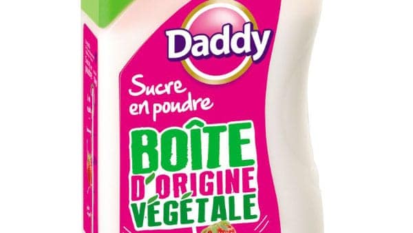 La boîte de sucre en plastique végétal