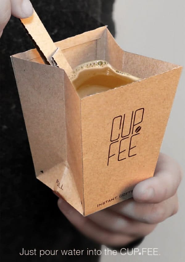 Cup Fee : un concept de gobelet à café tout en un