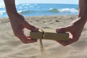 Sand made, l’emballage de sable