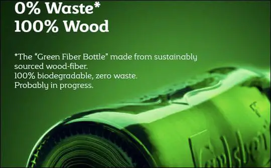 La future bouteille de bière Carlsberg : recyclable et biodégradable