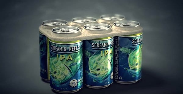 Six Pack Rings, l’emballage biodégradable qui nourrit aussi les poissons.