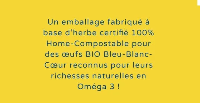 boite 100% compostable et biodégradable Lustucru