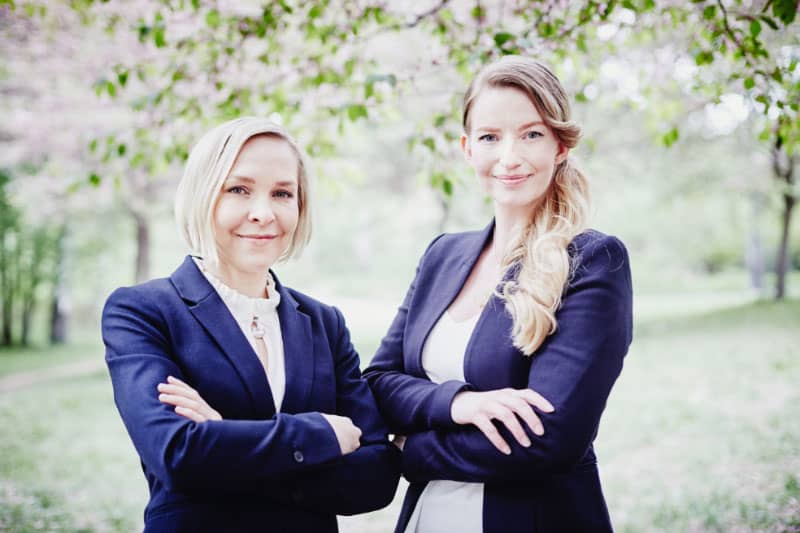 Les fondatrices de Sulapac : Suvi Haimi et Laura Tirkkonen-Rajasalo