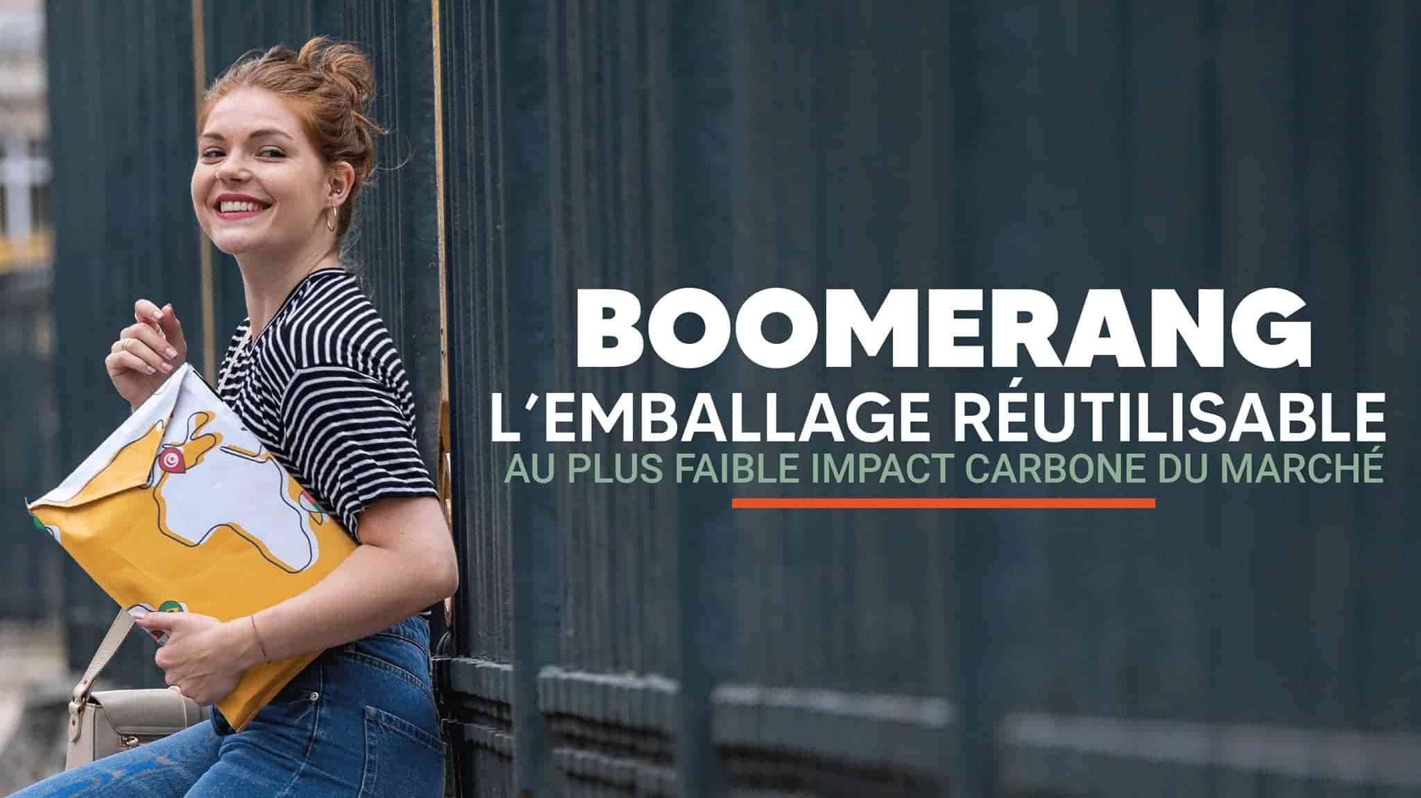 Boomerang, l’emballage réutilisable upcyclé