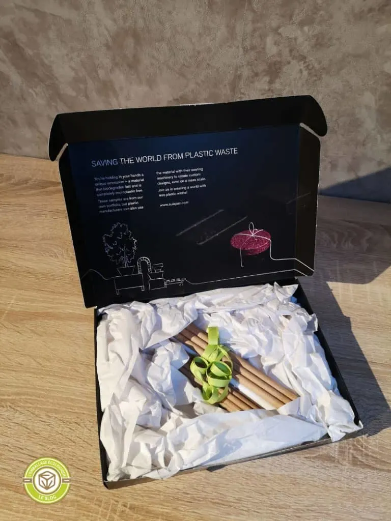 Pailles biodégradables en bois - Sulapac
