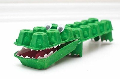 Boîte à œufs réutilisable pour les enfants - Crocodile