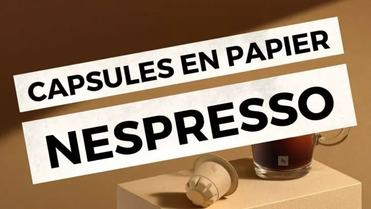 Nespresso lance ses capsules de café en papier